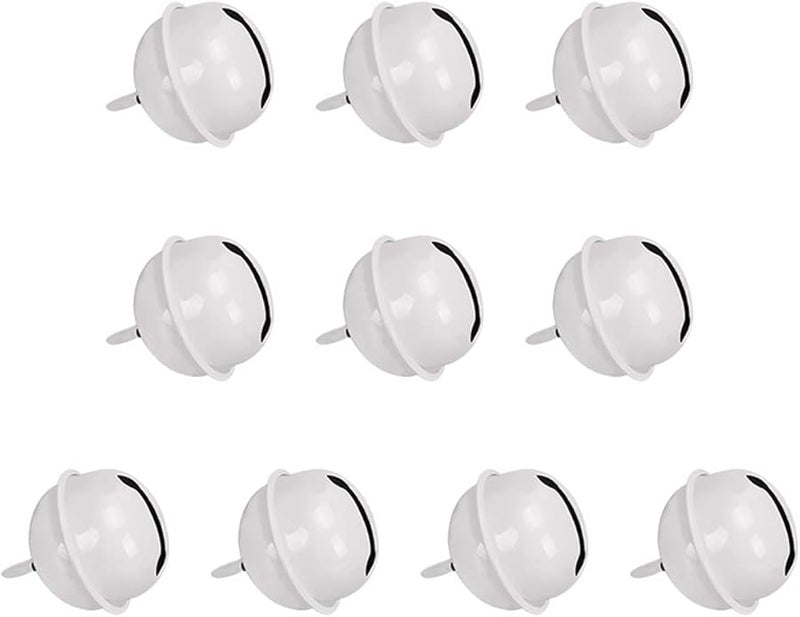Light Pink Christmas Tree Hanging Bells 10PCS for Crafts Party Decorations - Image 2